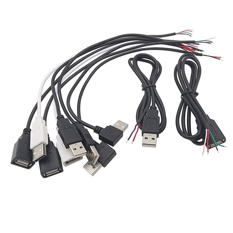 推荐0.3m/1m/2m 5V USB Power Supply Cable 2/4 Pin USB 2.0 Typ - 图1