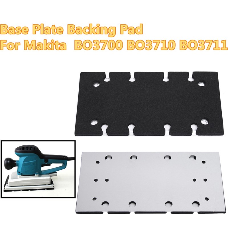 Base Plate Backing Pad  Makita BO3700 BO3710 BO3711 1/3 Shee - 图0