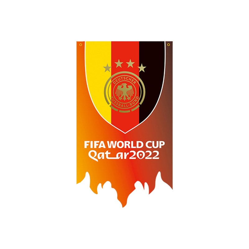 极速2022 Qatar World Cup Flags Ukraine Spanish Portugal Braz - 图0