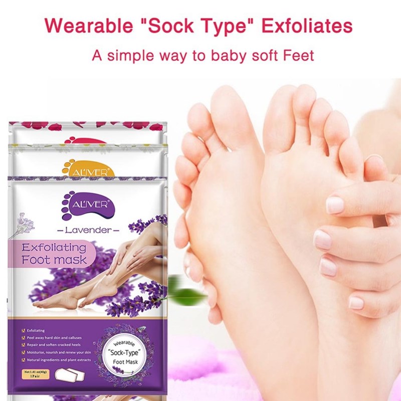 新品2pcs/bag Exfoliating Foot Mask Feet Cream for Dead Skin - 图3