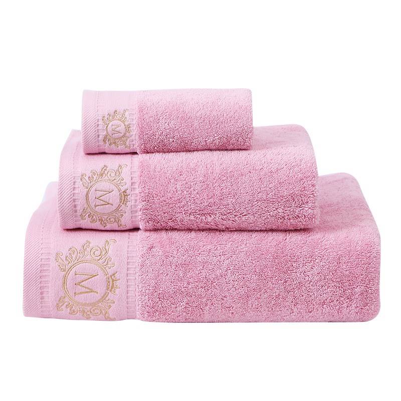 tton Luxury Bathro m FacevBathE ToweloSet adults Ser iet - 图0