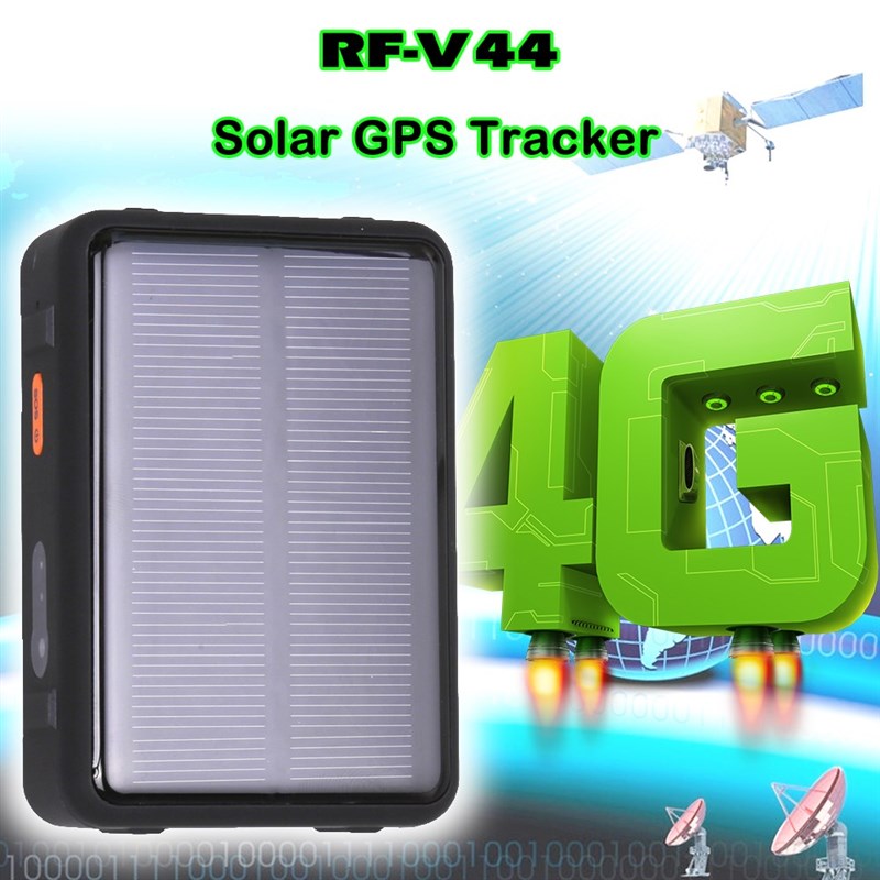 极速4G GPS Tracker With Solar Power RF-V44 9000mAh Battery F - 图0