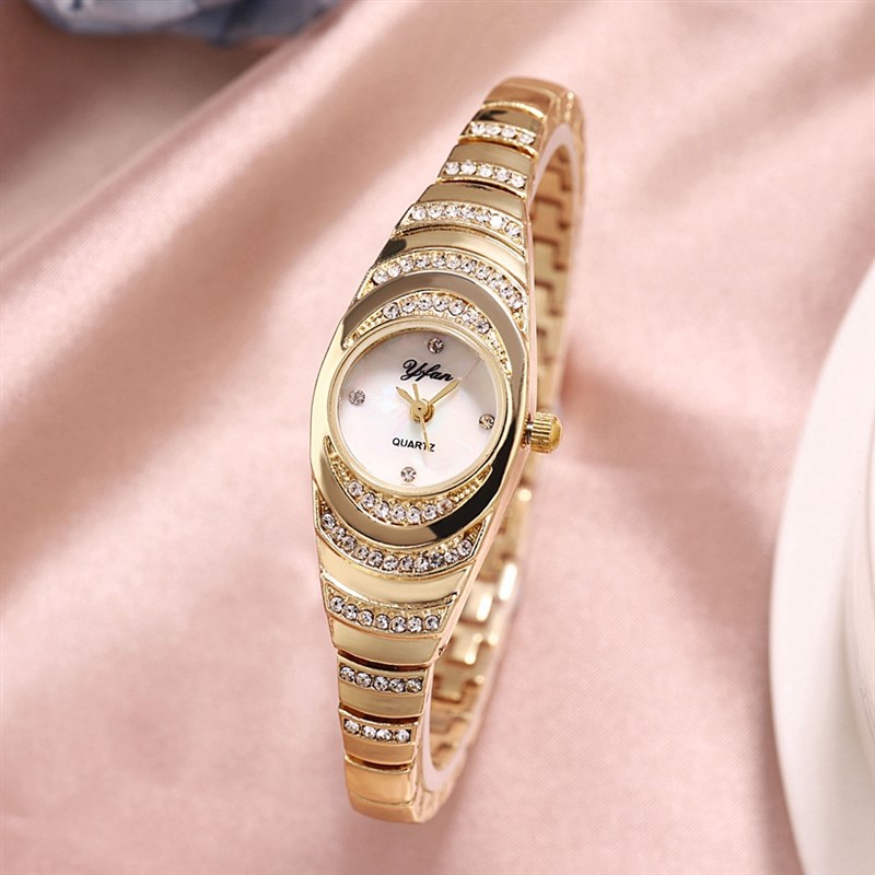 速发Women racelet Watch ose old Fashion Luxury Stainless Ste - 图0