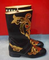 Ethnic Dance Boots Xinjiang Ethnic Costume Dance Bench Dress Uyghur Men Dance Shoes Performance Shoes