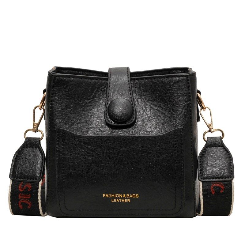 【有夹层】宽肩带小水桶包斜挎包2023新款潮时尚百搭休闲小包包,淘宝优惠券,粉丝福利购,淘宝优惠卷