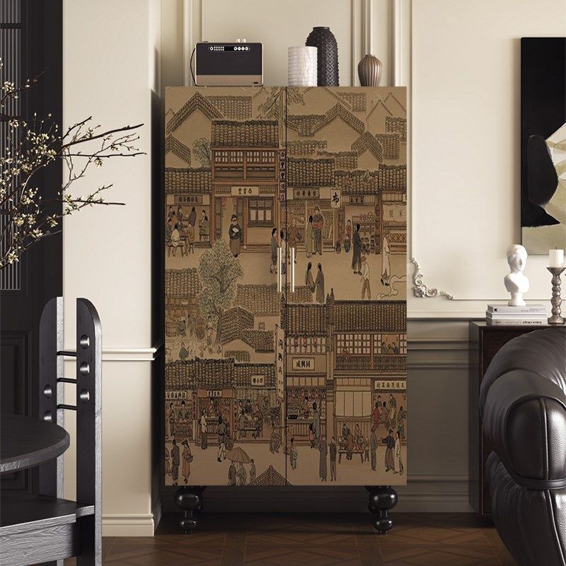 中式古典成人实木衣柜家用成品大容量对开门储藏柜卧室定制收纳柜,淘宝优惠券,粉丝福利购,淘宝优惠卷