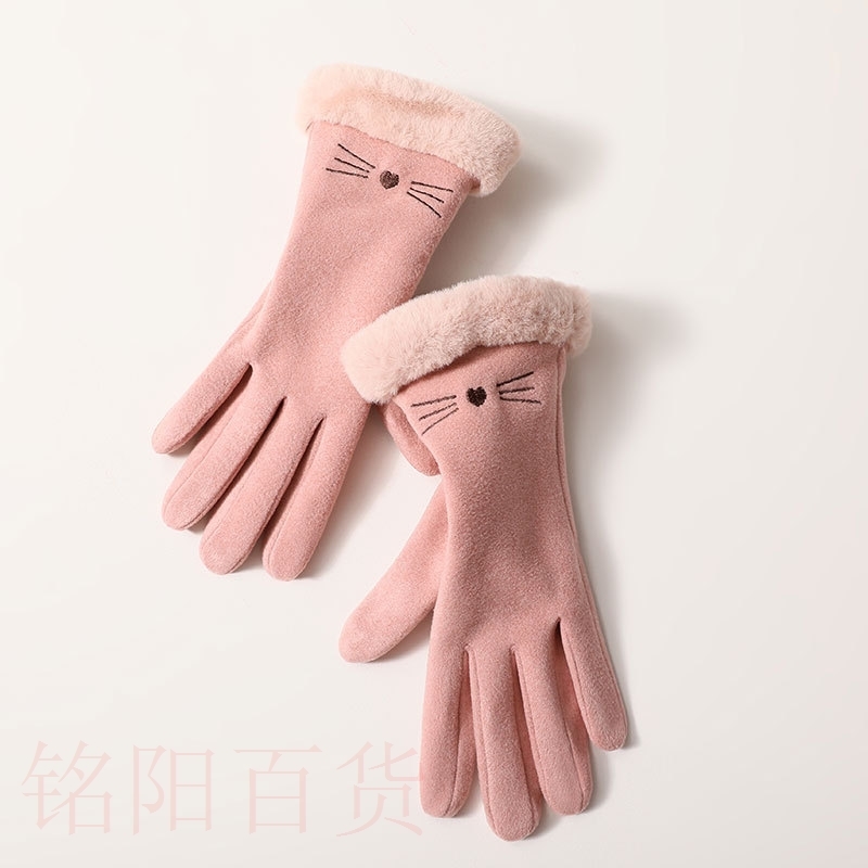 推荐Warm Gloves Lady Winter Cycling Dedun Outdoor Korean ver - 图3