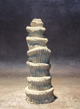 冬官手作 水泥混凝土鱼缸造景摆件装饰品景观石假山钟乳石石柱