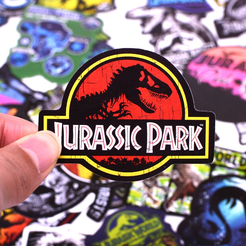 75pcs/pack Jurassic Park Dinosaur Stickers Toy for on Lugga - 图2