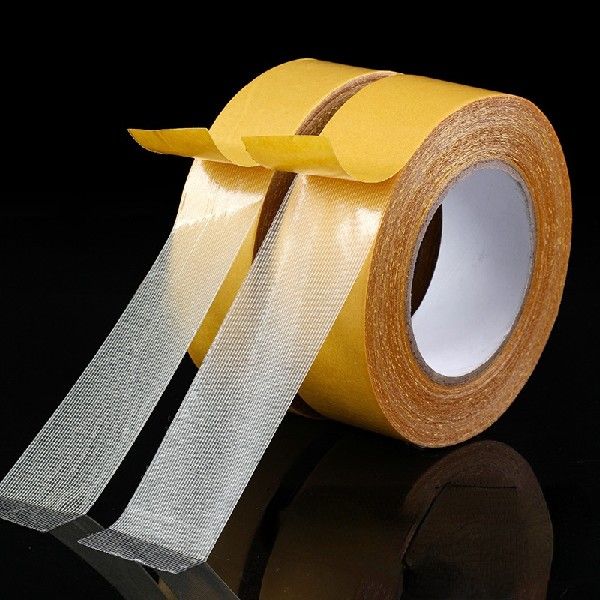 1Roll DoubleGSided-rid Fibes Adhesive Tape High Virc.osity-图0