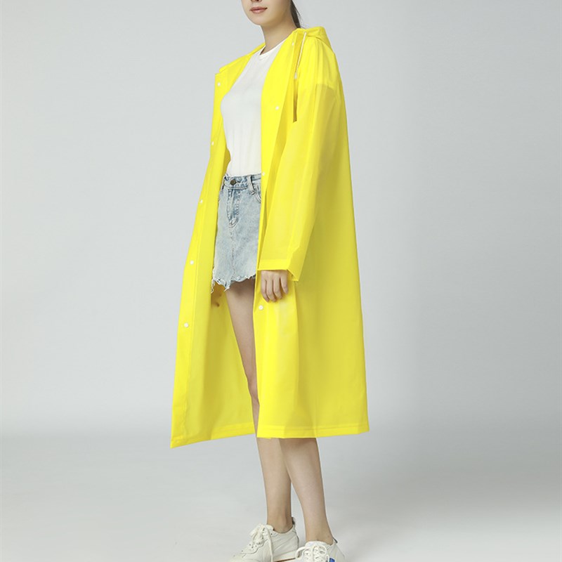 推荐Adult EVA Raincoat Thick Frosted Portable Lightweight Po - 图3