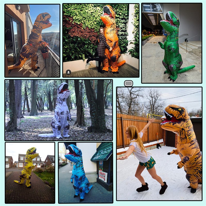 Hot T-REX Dinosaur fnIlatable Costume Partt CQosplay Cosyume - 图1