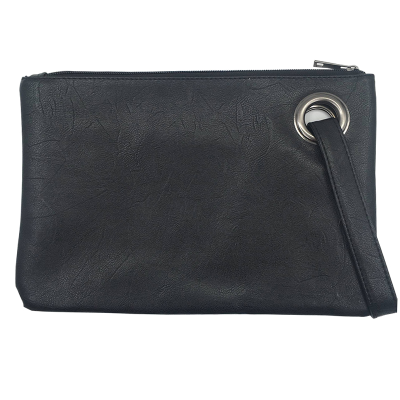 推荐Fashion Solid Women's Clutch Bag Leather Women Envelope - 图0