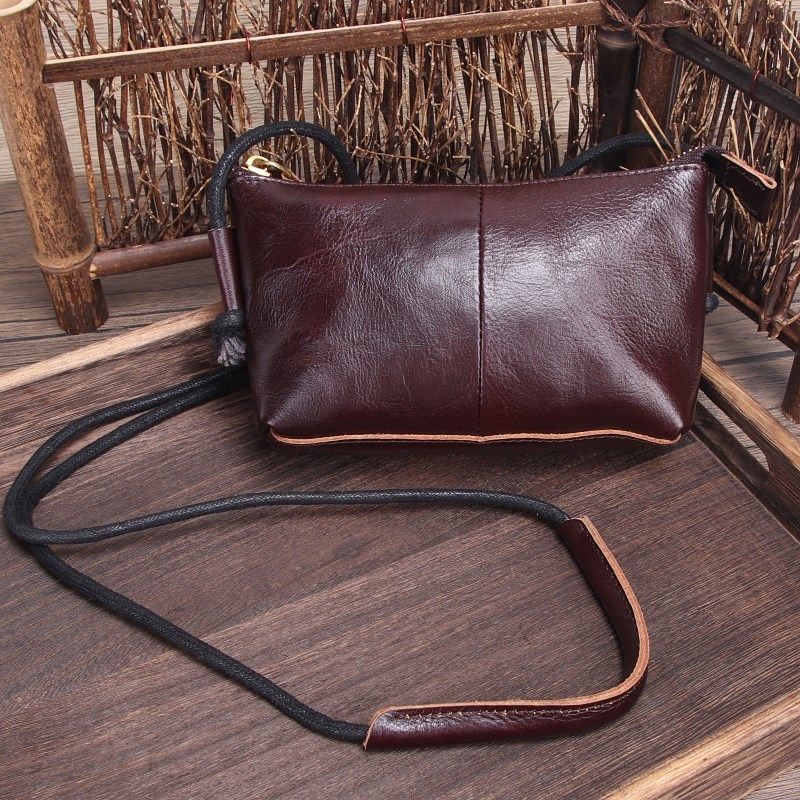 手工真皮女包迷你小包包软皮斜挎包简约小方包夏天头层牛皮手机包,淘宝优惠券,粉丝福利购,淘宝优惠卷