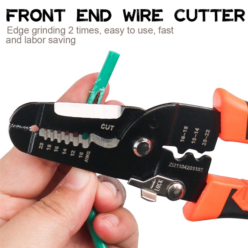 速发10 in 1 Wire Pliers Stripper Multifunctional Electrician - 图3