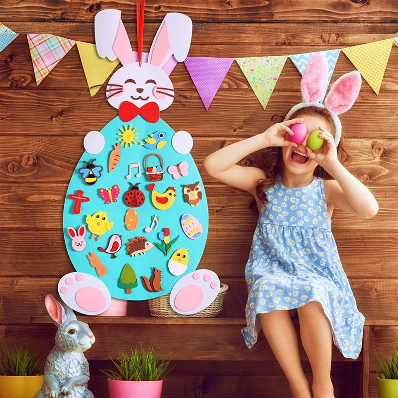 ster tarty CarPoon Rabbit Decoration EaetsrR Festival The - 图0