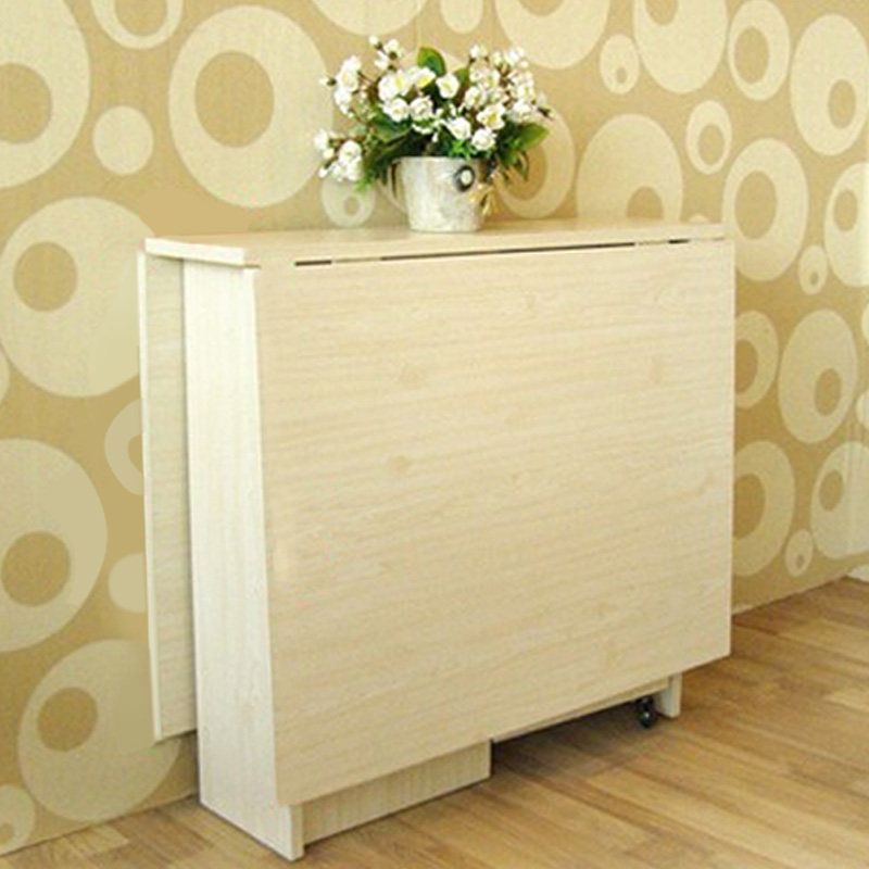 折叠餐桌现代简约家用小户型板式可折叠移动吃饭桌子长方形可定做,淘宝优惠券,粉丝福利购,淘宝优惠卷