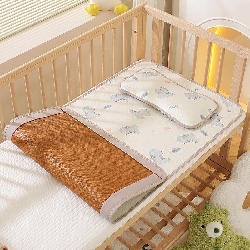 幼儿园凉席婴儿夏季冰丝儿童拼接床藤席席子宝宝小孩草席定制,淘宝优惠券,粉丝福利购,淘宝优惠卷