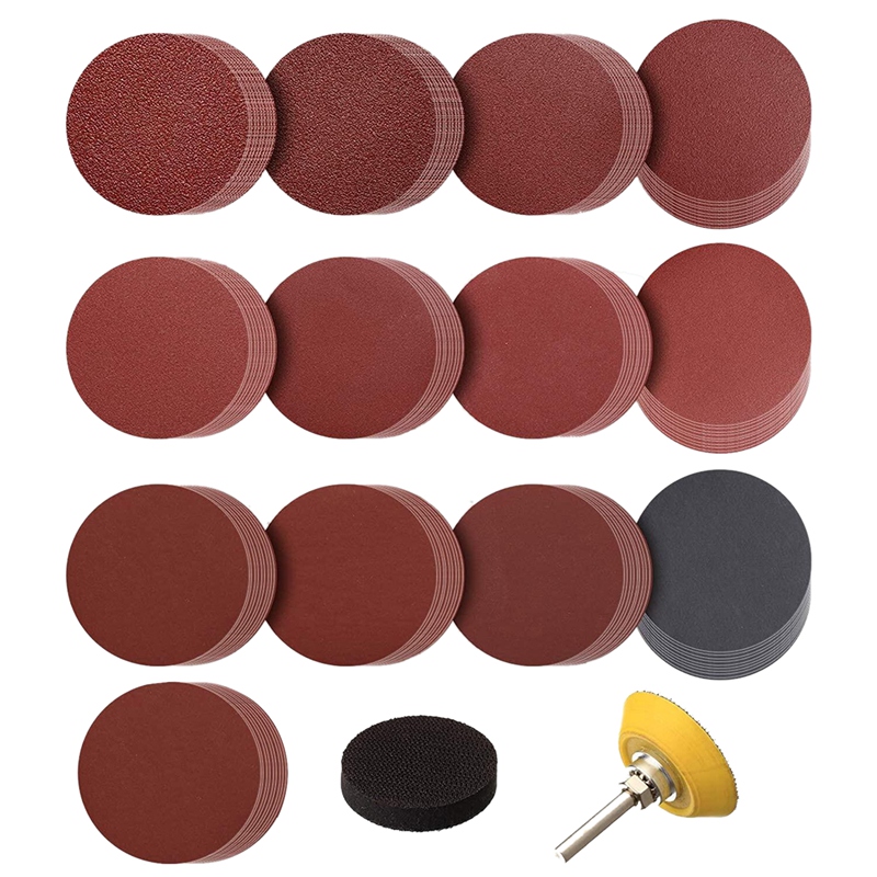 130Pcs Sanding Disc Pad 2Inch Sanding Discs PadKY it for - 图0