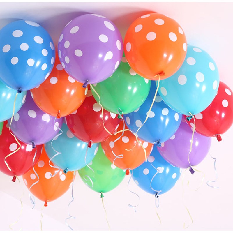 网红Birthday party decoration inch dot latex balloon wedding - 图1