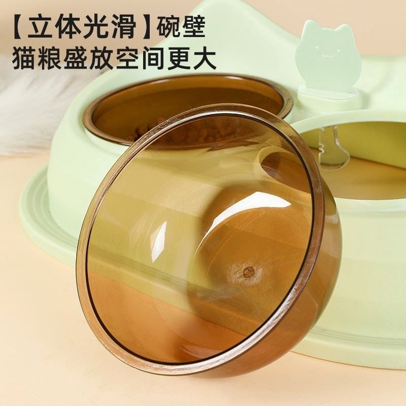 24猫碗漏食器双碗猫食盆水碗宠物狗狗饭盆喝水喂食一体猫咪用品巧,淘宝优惠券,粉丝福利购,淘宝优惠卷