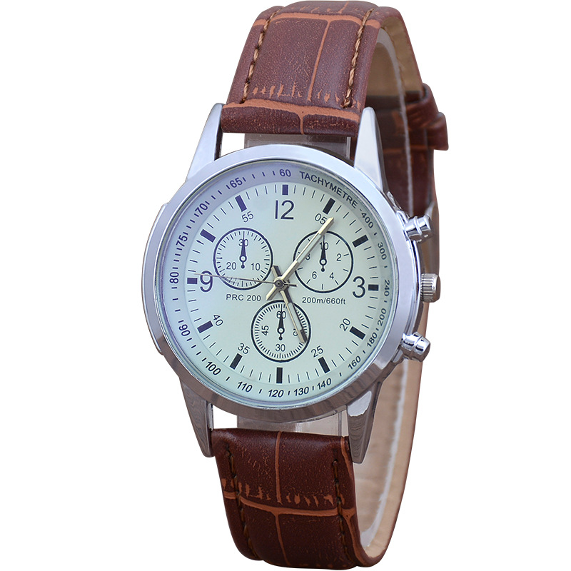 速发Fashionable casual men style and leisurely strap watch t - 图3