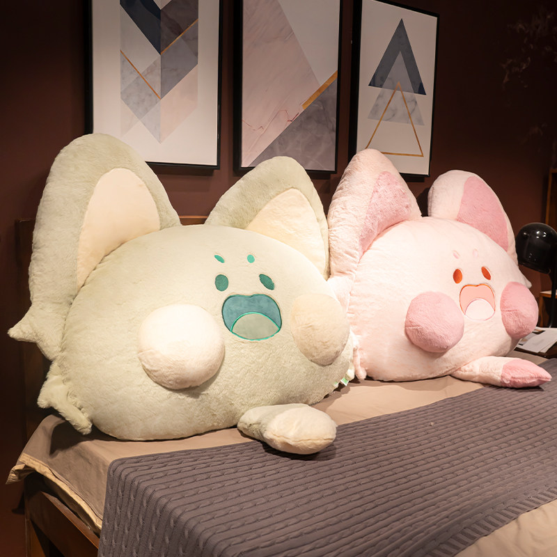网红嘟嘟猫床头靠垫软包大靠背垫榻榻米卧室儿童床上宿舍看书靠枕,淘宝优惠券,粉丝福利购,淘宝优惠卷