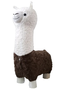 超大创意羊驼座椅动物凳子落地手工摆件换鞋凳子乔迁搬家节日礼物