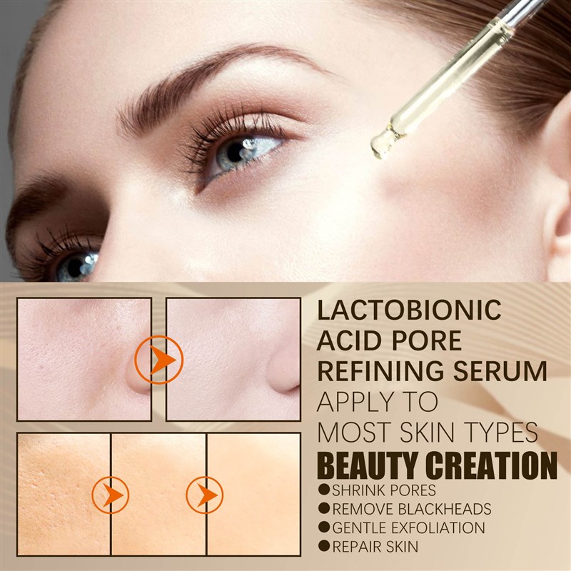 推荐Lactobionic Acid Pore Shrink Face Serum Hyaluronic Acid - 图2