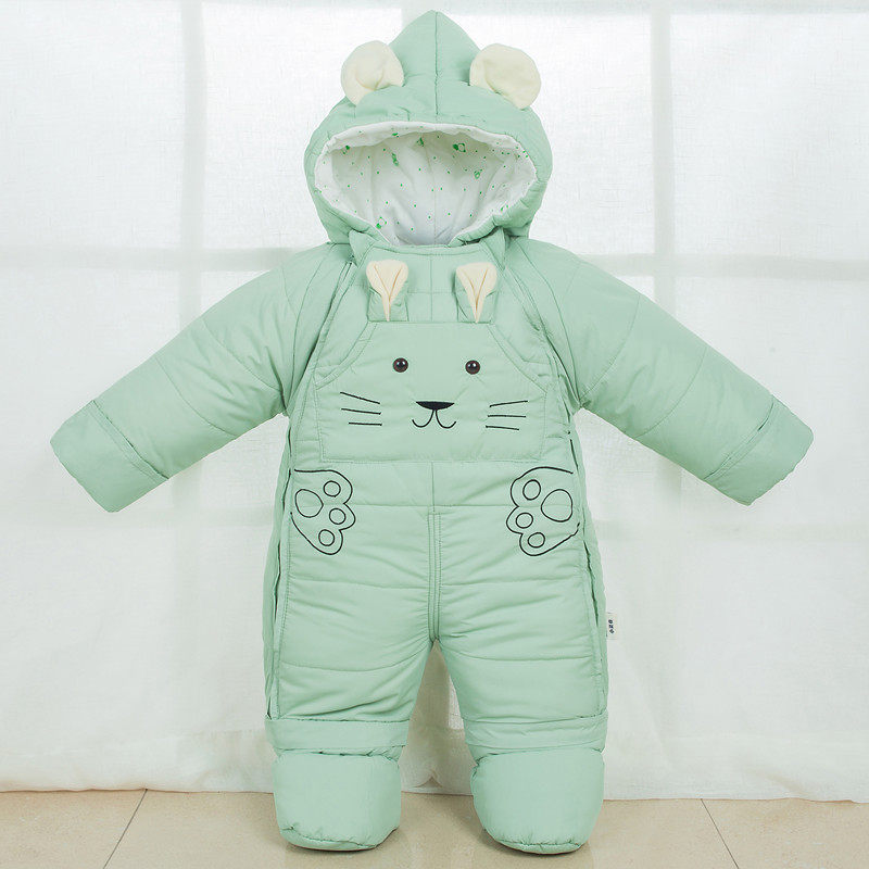 婴儿冬季加厚外出羽绒棉连体衣新生儿棉衣套装男女宝保暖抱被爬服,淘宝优惠券,粉丝福利购,淘宝优惠卷