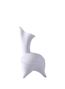 简约现代白色创意陶瓷摆件书桌酒柜花插艺术品酒店宾馆饰品