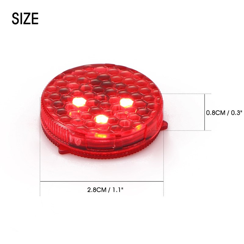 *TiOODRE Vingtank 1 Pair Wireless Car Door Warning Light Red-图2