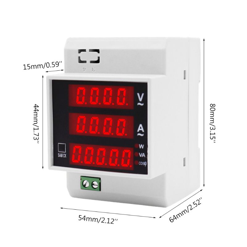 推荐Digital Energy Meter Din Rail Active Power Factor AC - 图1