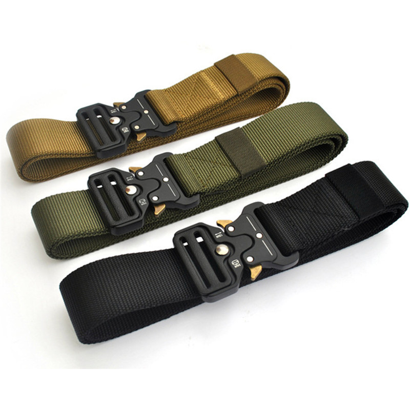 网红Plus Large Big Size 150 170cm Men's Belt Army Outdoor Hu - 图2