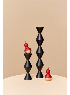 不倒翁葫芦 黄铜新中式摆件 乔迁之喜入宅暖居玄关布置家居高级感