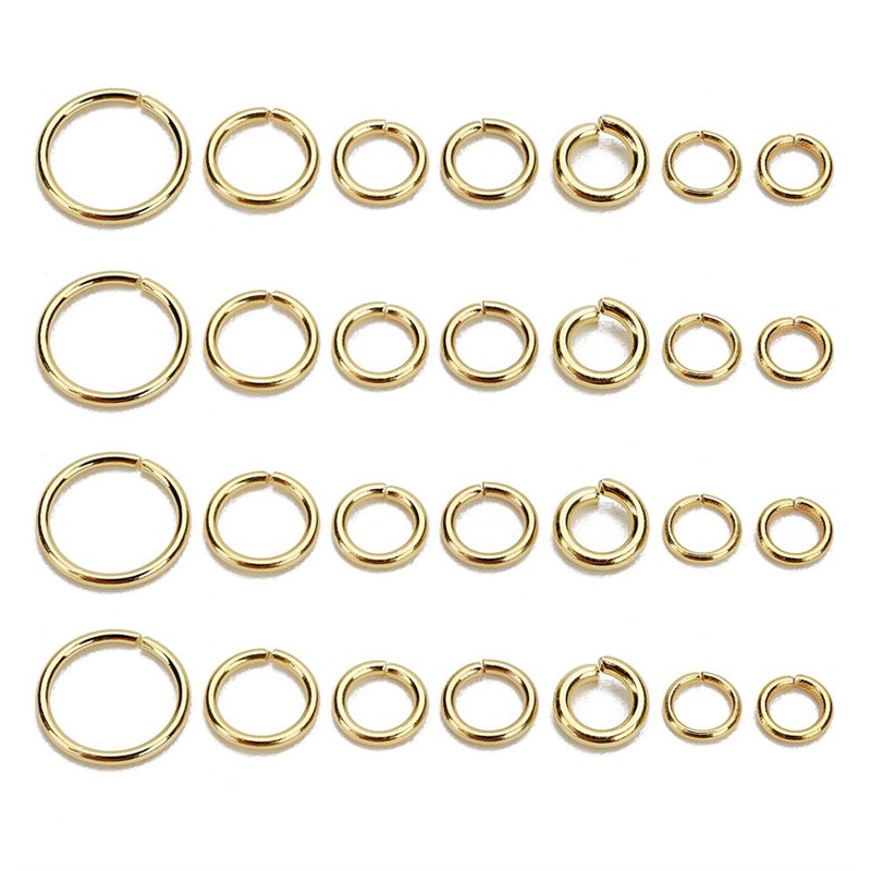 速发100Pcs/Lot Stainless Steel Open Jump Ring 4/5/6/8mm Dia - 图0