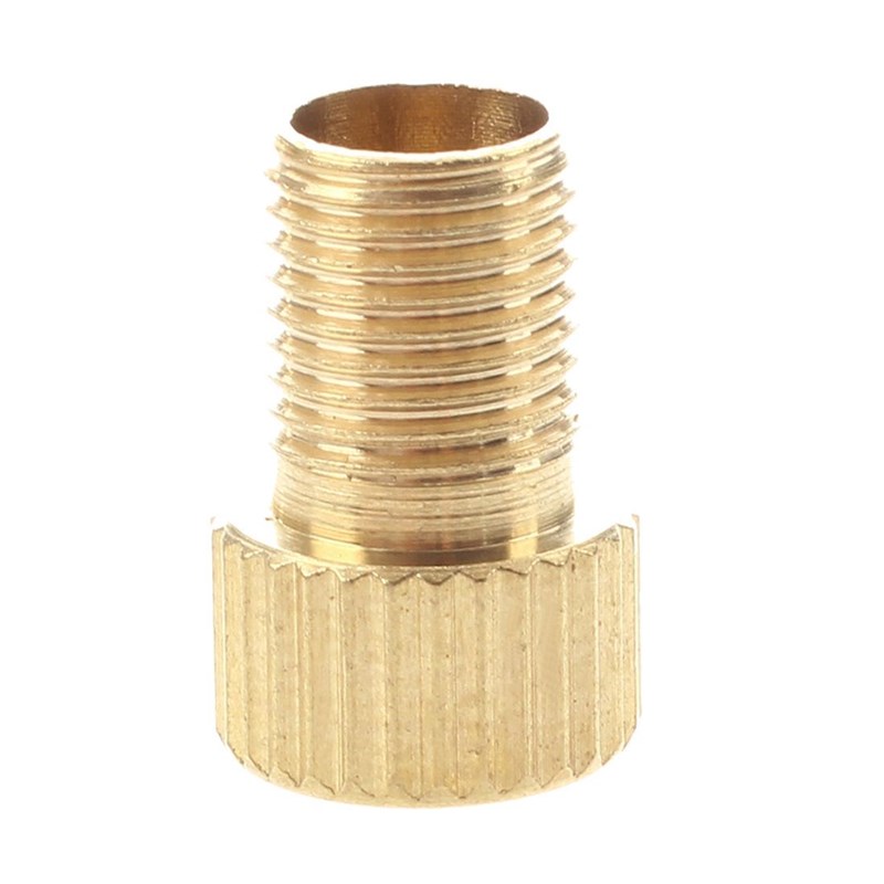 10Pcs Brass Presta to Schrader Adaptor Valve Bicycle Bike P-图2