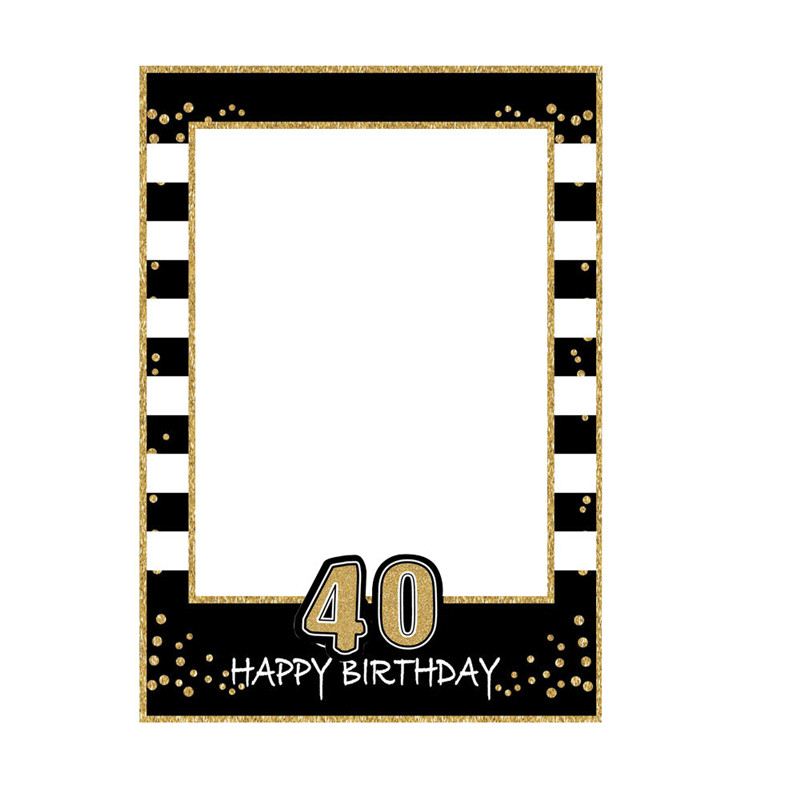 1 16 18 21 30 35 40 50 60 Birthday Photo Booth Frame Kids Ad - 图2