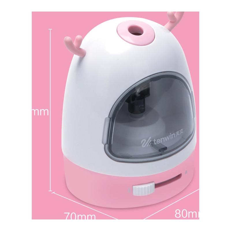 Tenwin 4 Colors Automatic Pencil Sharpener Cute for Kids Ele - 图3