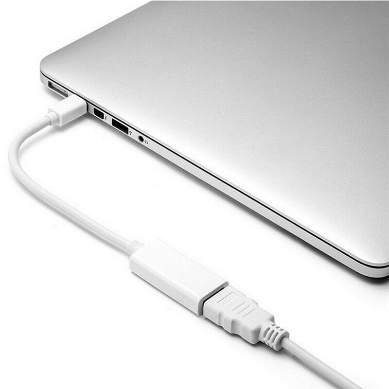 极速Thunder Bolt Mini DisplayPort DP to HDMI Cable Adapter f-图2