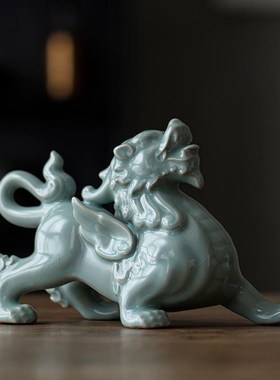 貔貅摆件公母一对高档客厅店铺开业礼品老板办公室桌家居饰品