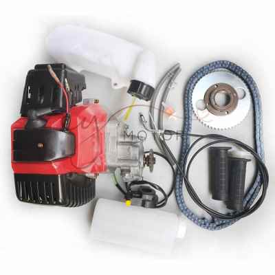 新品new49cc Bike 4 Stroke Gas Engine Motor Kit DIY Motorized - 图1