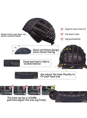 1 Unisex wig men's 80s costume Fancy Party accessory