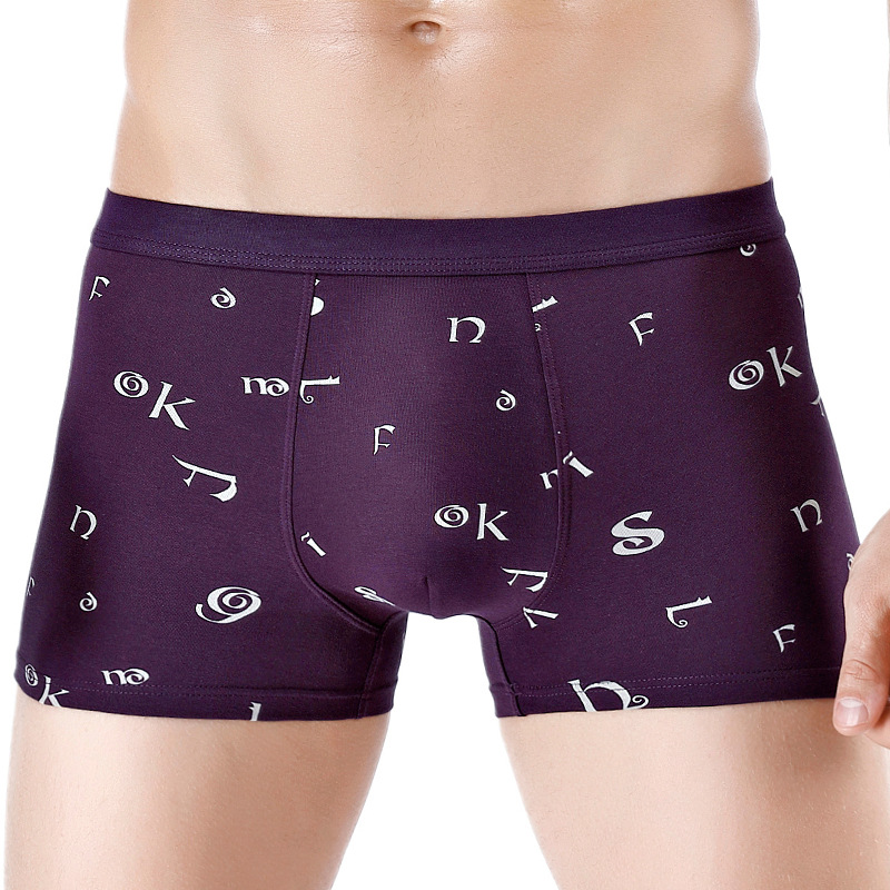 网红New Mens Underwear Boxer Men Cotton Boxers Hombre - 图0