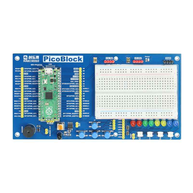 厂家树莓派pico开发板microPython编程raspberry pi pico套件RP20 - 图2