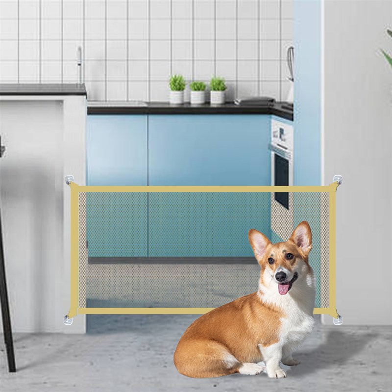 NPw aet Barrier Fencess eortable Folding BrePthable Mesh Dog - 图0