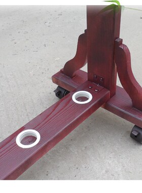 实木兵器架子儿童简o易武术装备影视舞台古装拍摄家庭武馆摆设可