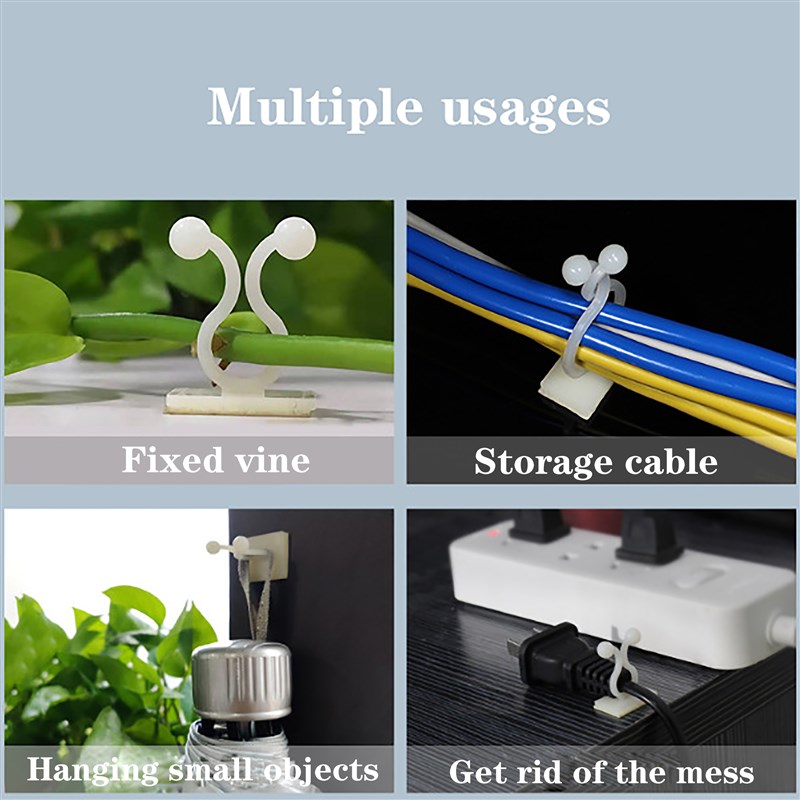 推荐Plant Climbing Wall Self-Adhesive Fixed Buckle Hook - 图1