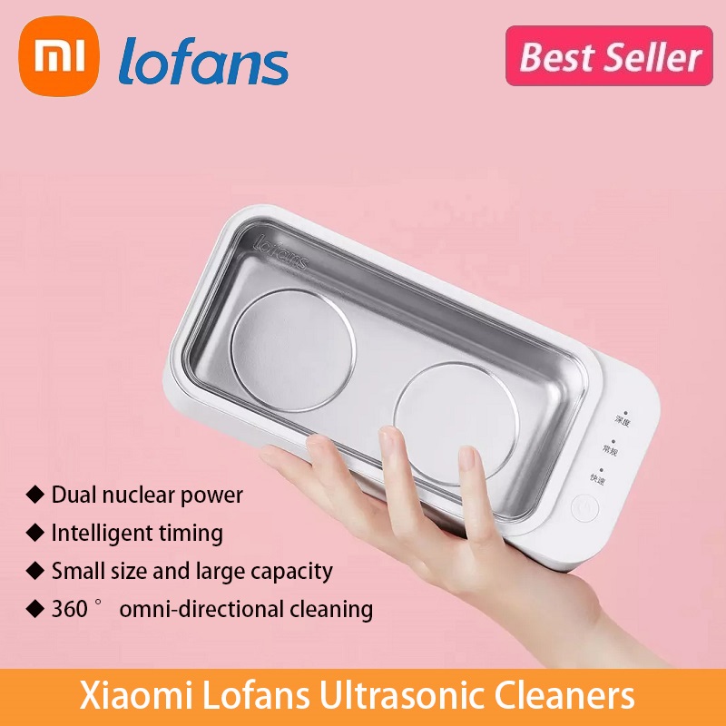 极速Xiaomi  Ultrasonic Cleaners Vibrator Washing Apparatus - 图0