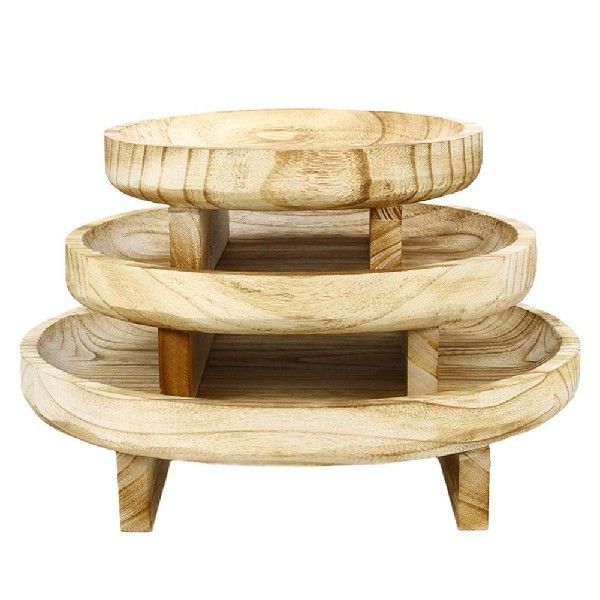 Wooden Stool Display Standx Wooden Plant Stand Plant Holder-图3